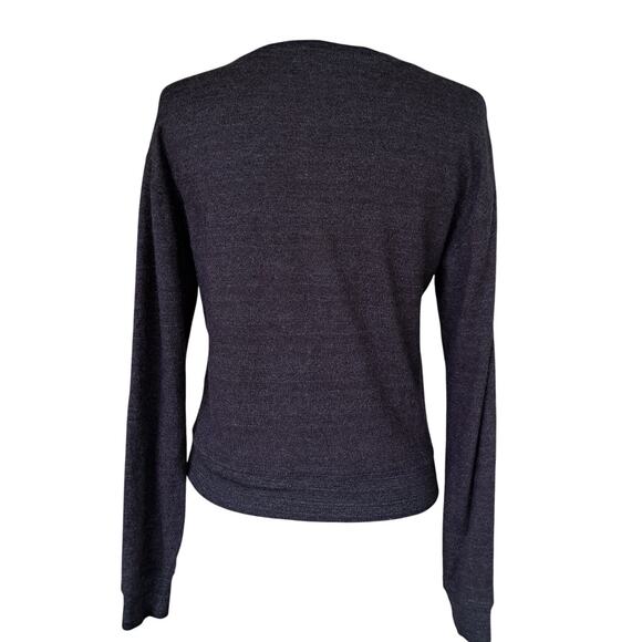 SPIRITUAL GANGSTER Grateful Gray Crewneck Graphic Sweater Long Sleeve Top Small - Picture 3 of 10